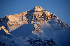 
Mount Everest North Face From Rongbuk At Sunset
